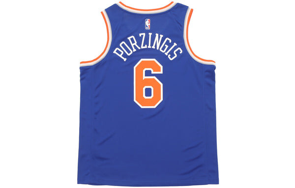 Майка Nike NBA Basketball Icon Edition Swingman Jersey New York Knicks SW Fan Edition 6 Blue, синий — фото 2
