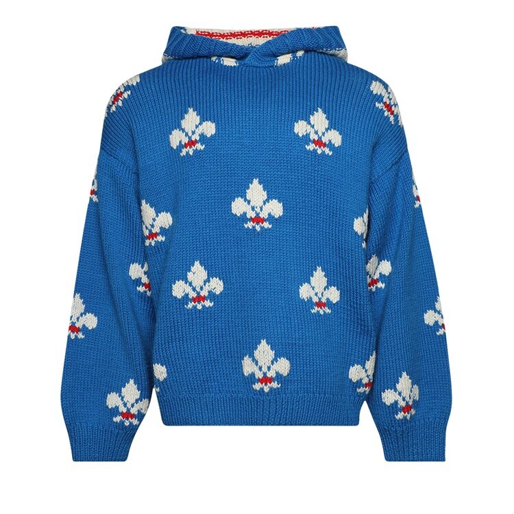 

Худи Bode Fleur De Lis Hoodie, синий