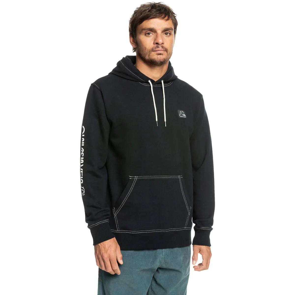 

Оригинальная мужская толстовка Quiksilver, черный