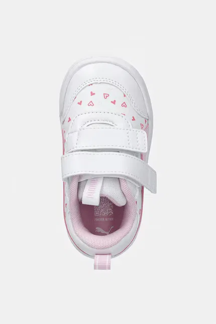 Кроссовки детские с принтом Multiflex 2 Hearty V In Puma, белый — фото 4