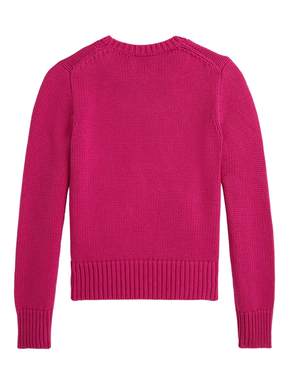 Свитер с узором в виде флага POLO RALPH LAUREN KIDS, розовый — фото 2