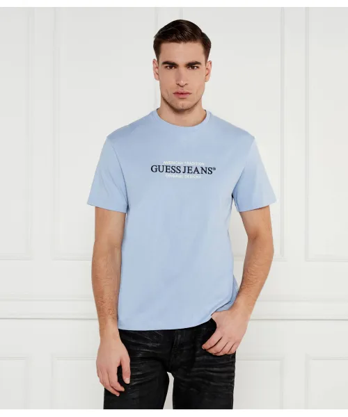 

Футболка Regular fit Guess Jeans, синий