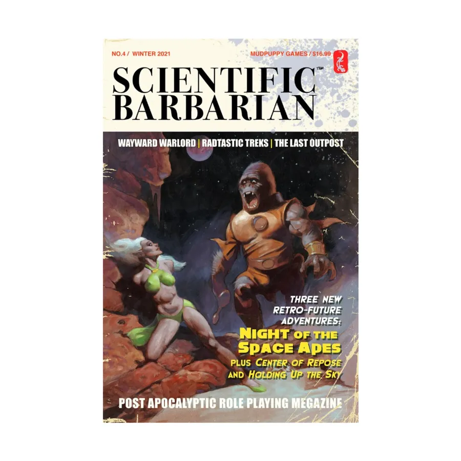 

#4 "Night of the Space Apes, Center of Repose", Scientific Barbarian, мягкая обложка