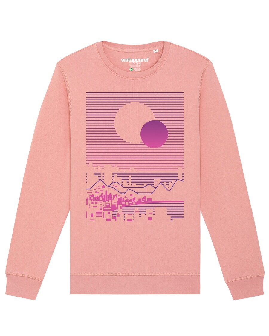 

Свитер Watapparel Sweatshirt Sun and Moon Skyline, розовый