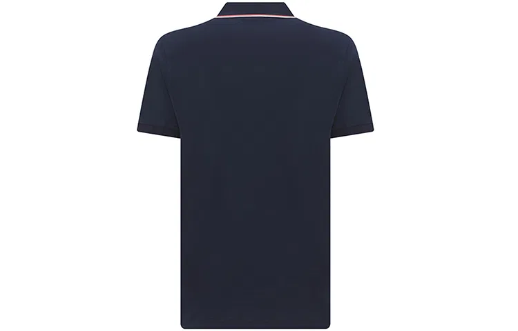 Поло EA7 SS23 мужское темно-синее EMPORIO ARMANI, Navy Blue — фото 3
