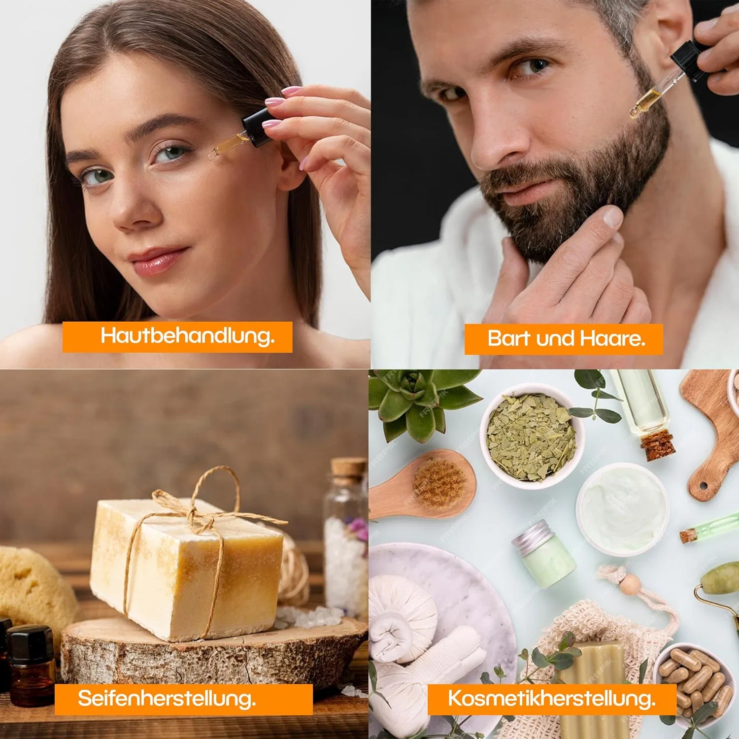 Органическое касторовое масло холодного отжима Pure Organic Snadi — фото 4