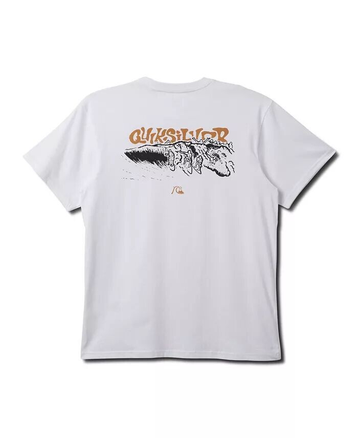 

Мужская футболка с коротким рукавом «Пара веселых пар» Quiksilver, белый