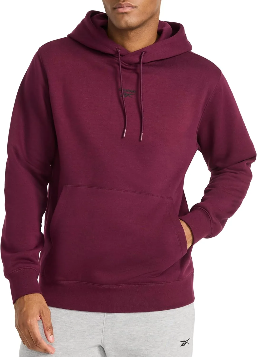 

Толстовка Reebok Finisher, стандартный крой, флис из хлопка и полиэстера