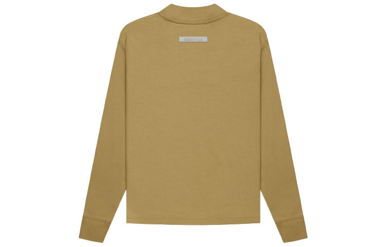 (GS) Футболка с длинными рукавами Fear of God Essentials FW21, цвет Amber — фото 2