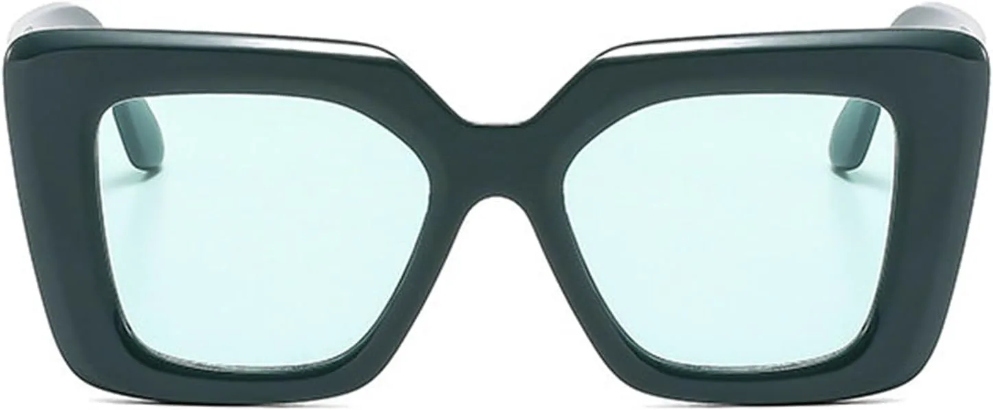 

Willochra Модные солнцезащитные очки большого размера в конфетных тонах для женщин, стильная оправа, милый дизайн «кошачий глаз», защита от ультрафиолета UV400, C6