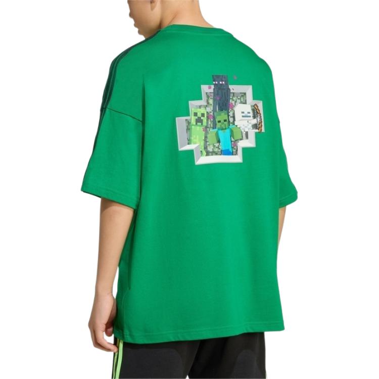 Adidas Originals Футболка minecraft green детская — фото 4