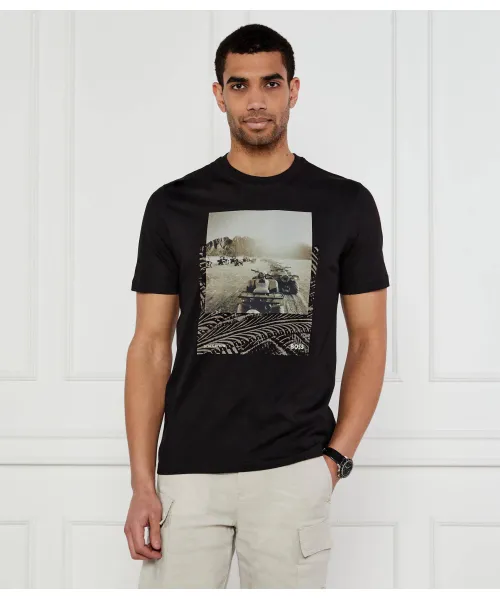 

Футболка te_dunetrace Regular fit Boss Orange, черный