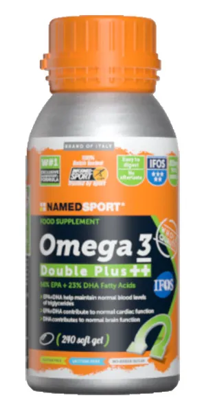 

Именованный Sport Omega3 Double Plus 240 капсул с добавкой жирных кислот Named Sport