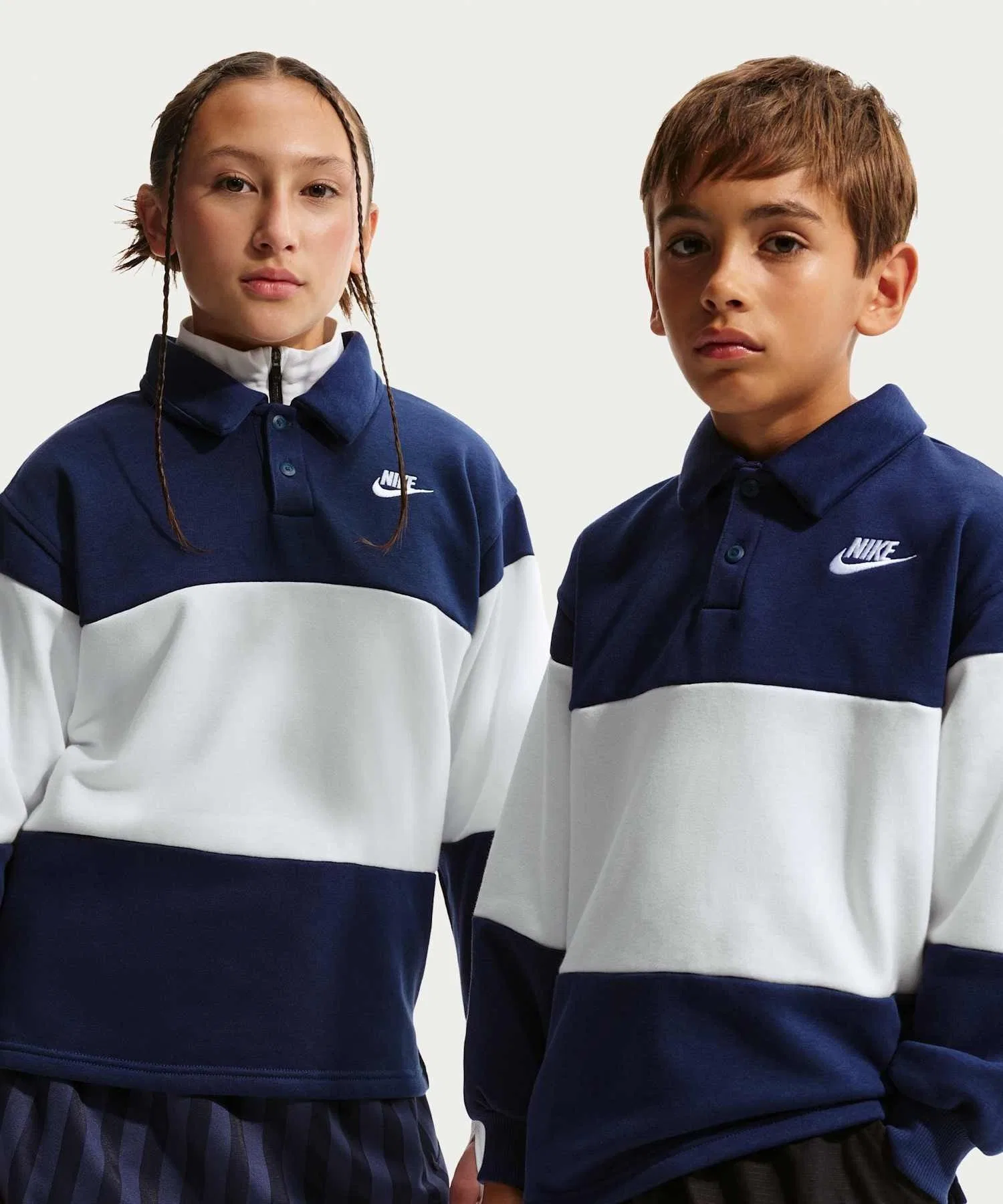 Детская регбийная команда Nike Sportswear Club French Terry / Детская регбийная команда Nike Sportswear Club French Terry IF2298-410, темно-синяя