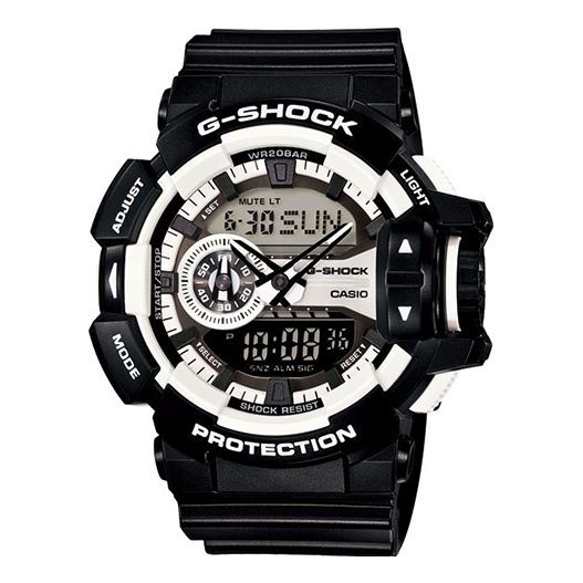 

Часы CASIO G-Shock Analog-Digital 'Black White', черный