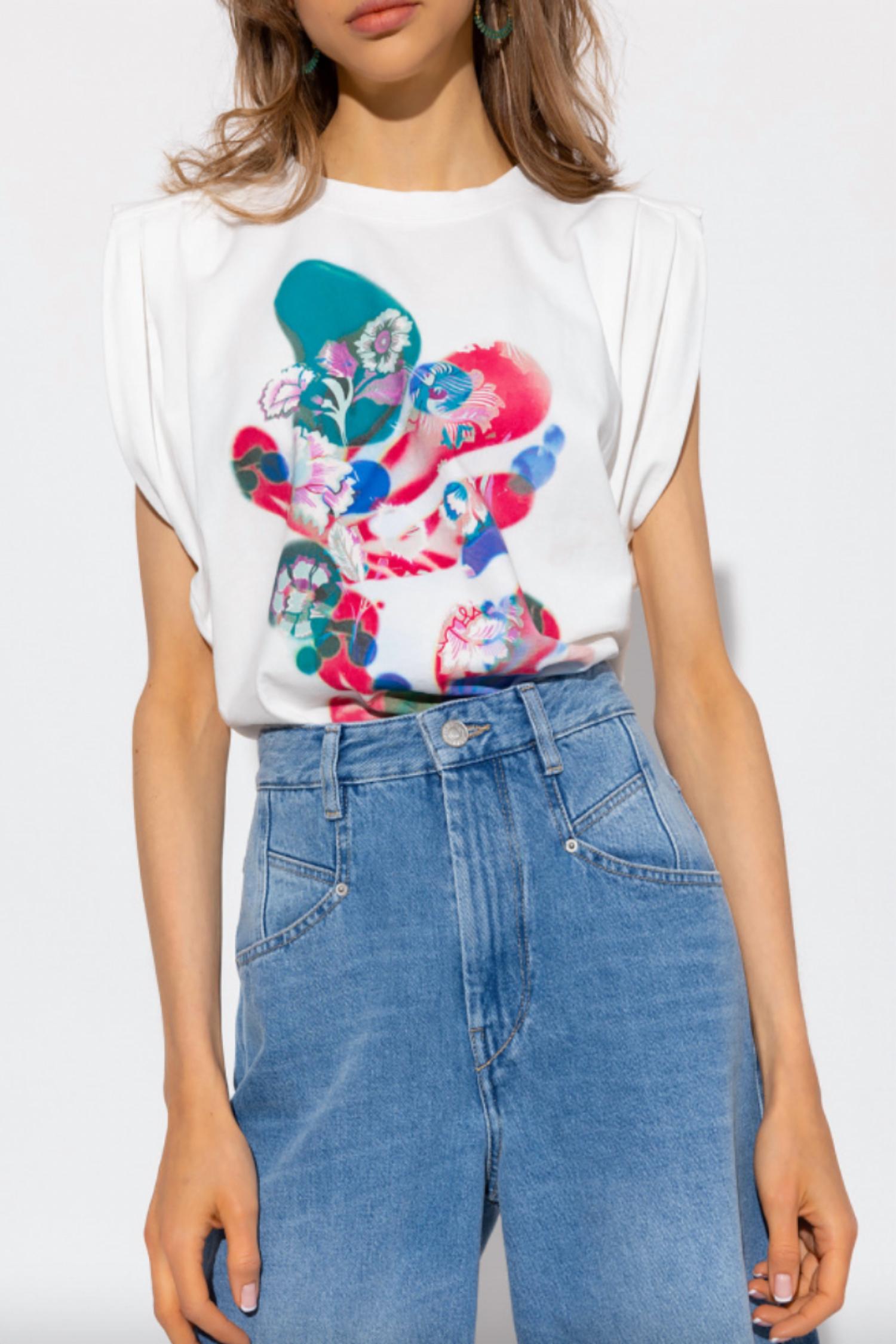

Футболка Zutteni белого цвета Isabel Marant