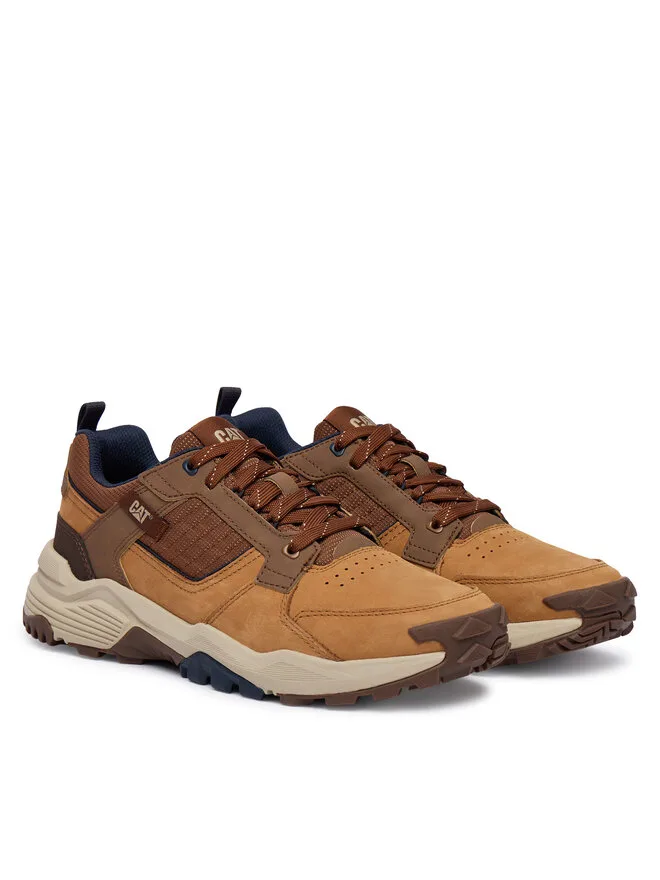 CAT Footwear Кроссовки Grapple Leather P726651 коричневые — фото 2