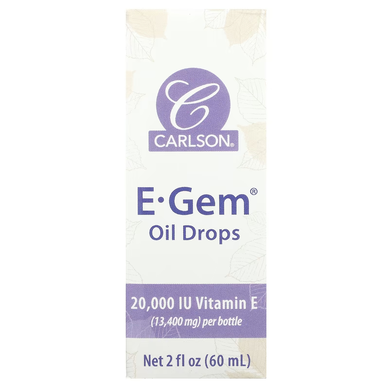 

Добавка Carlson E-Gem Oil Drops без фталатов, 60 мл