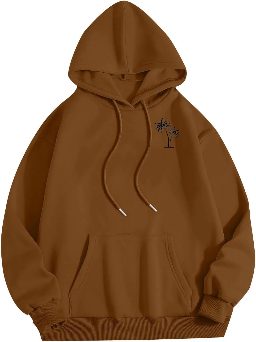 

Мужской худи Casual с принтом, свободный, с длинным рукавом