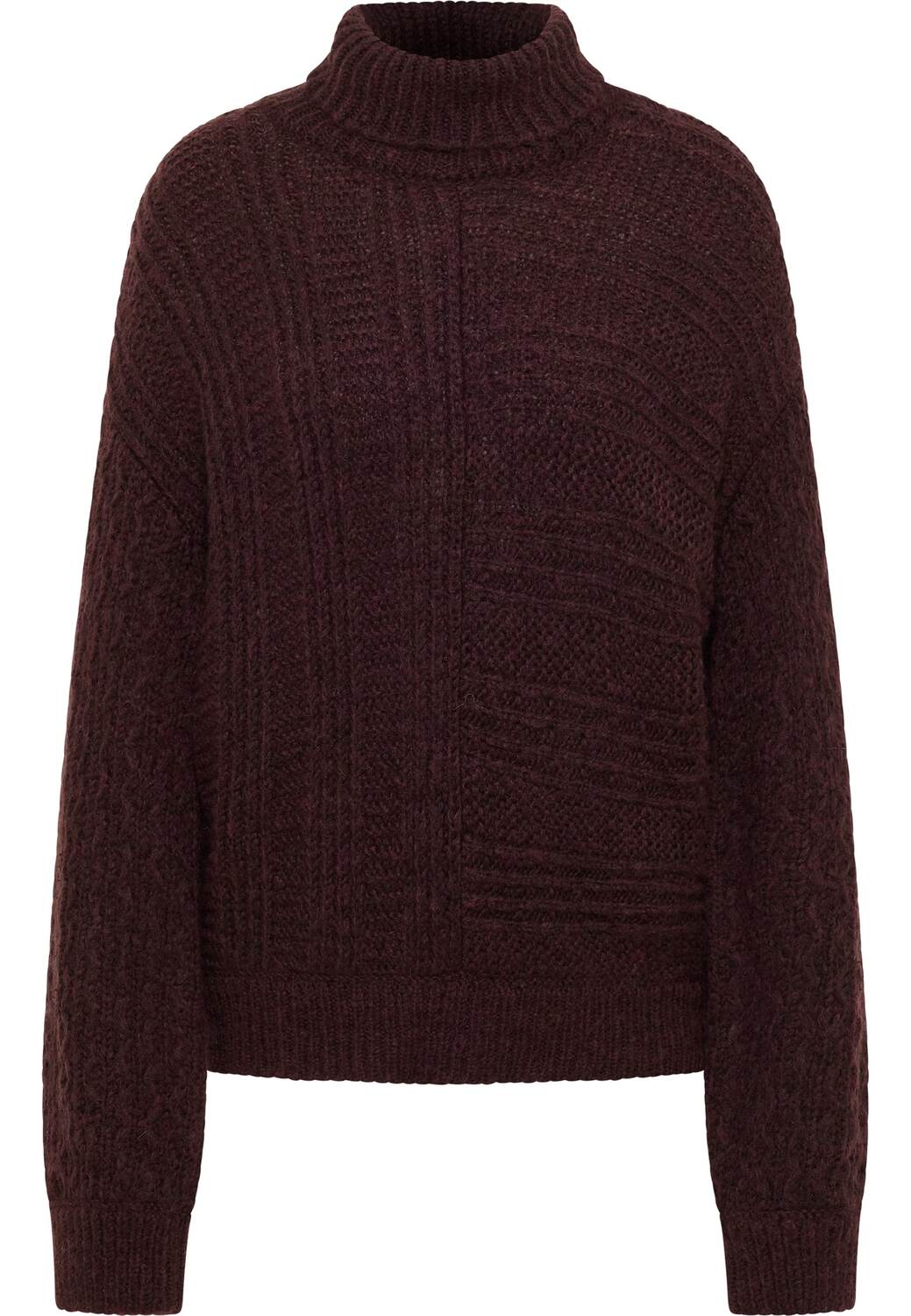 

MUSTANG Свитер 'Style Rosie' в темно-коричневом цвете