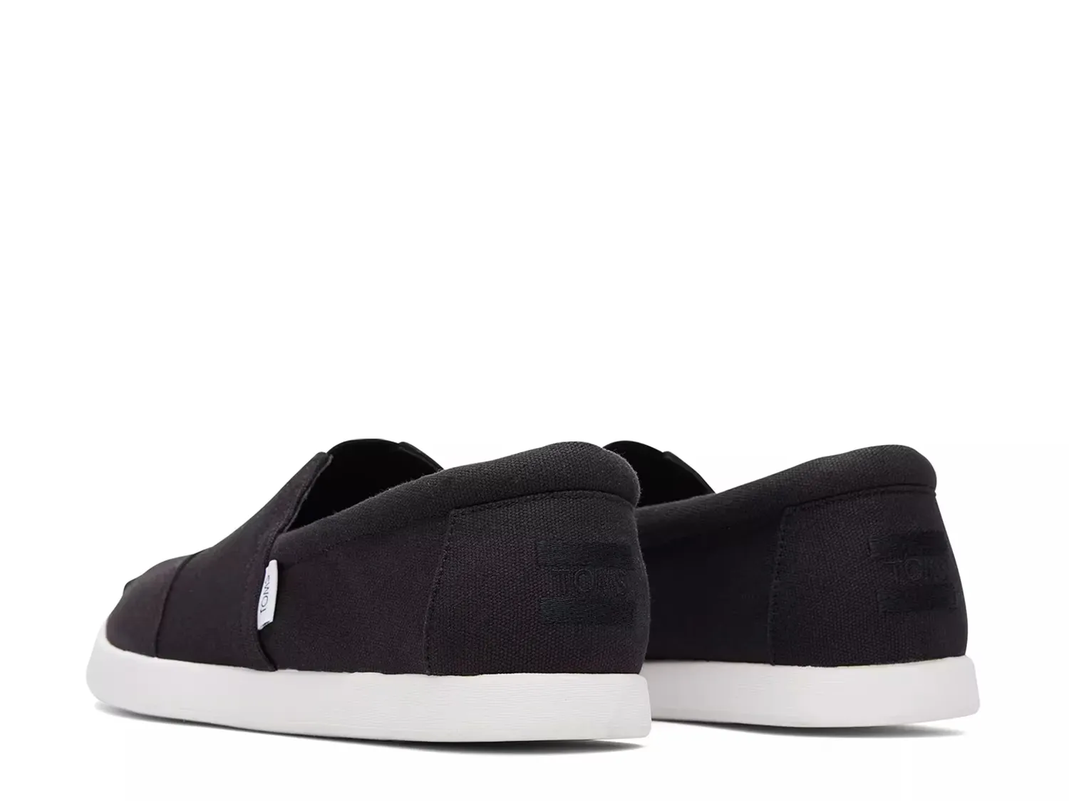 Эспадрильи Alpargata Slip-On - мужские Toms, Black — фото 3