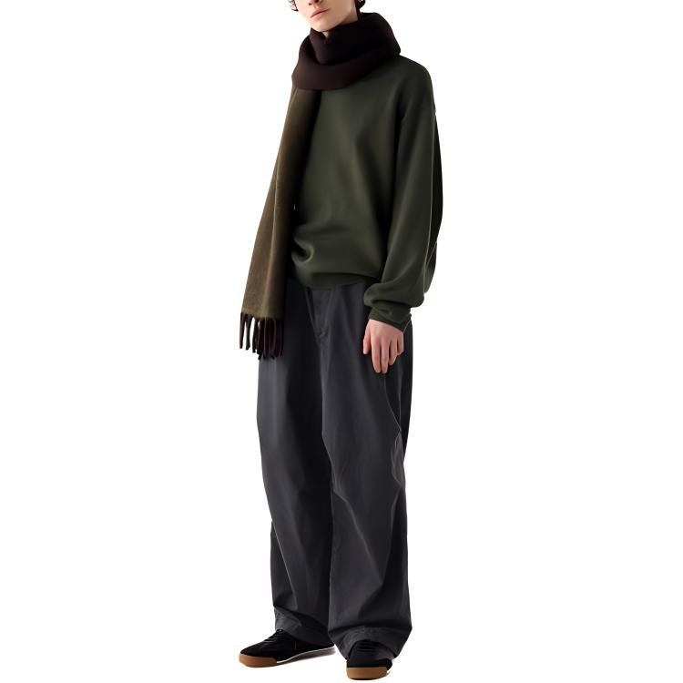 Коллекция C повседневные брюки Unisex Dark Gray UNIQLO, темно-серый — фото 3