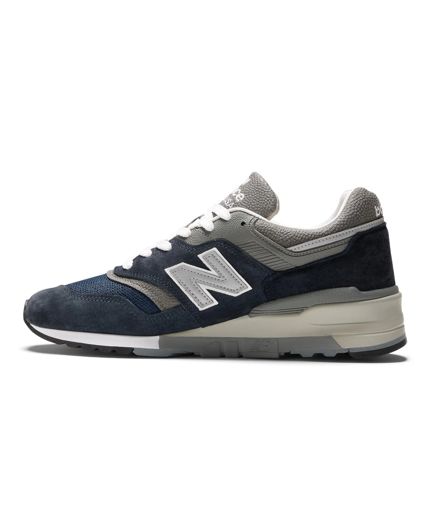 Унисекс кроссовки New Balance 997 из натуральной кожи тёмно-синие — фото 2