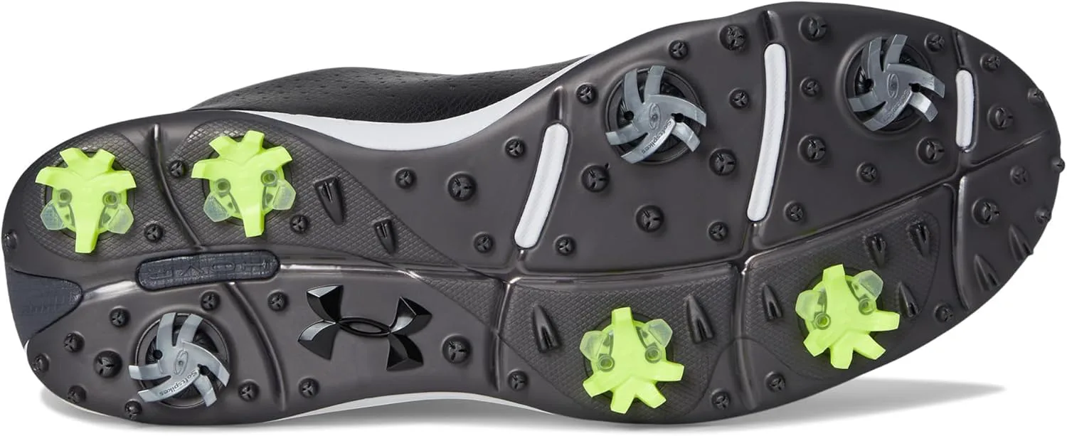Мужские гольф-туфли Under Armour Drive Fade, черный/металлик серебристый — фото 4