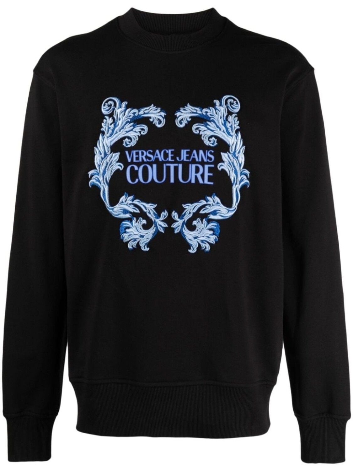 

Versace Jeans Couture толстовка с вышивкой, черный