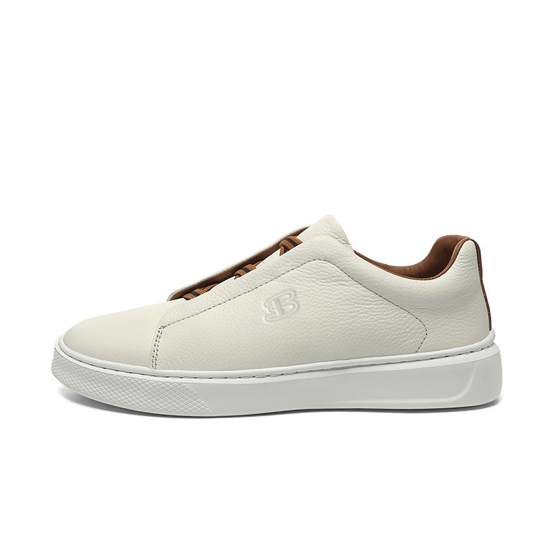 

Низкие мужские кроссовки для скейтбординга цвета экрю BEN SHERMAN, Ecru