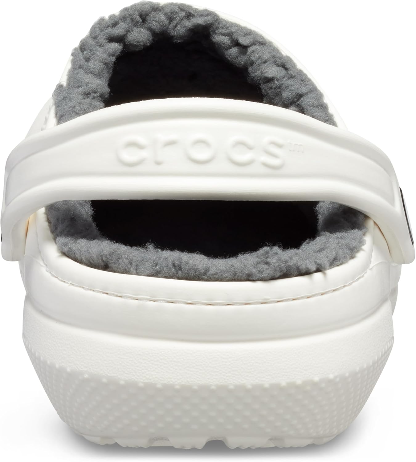 Классические сабо Crocs унисекс для взрослых, белый/серый — фото 2