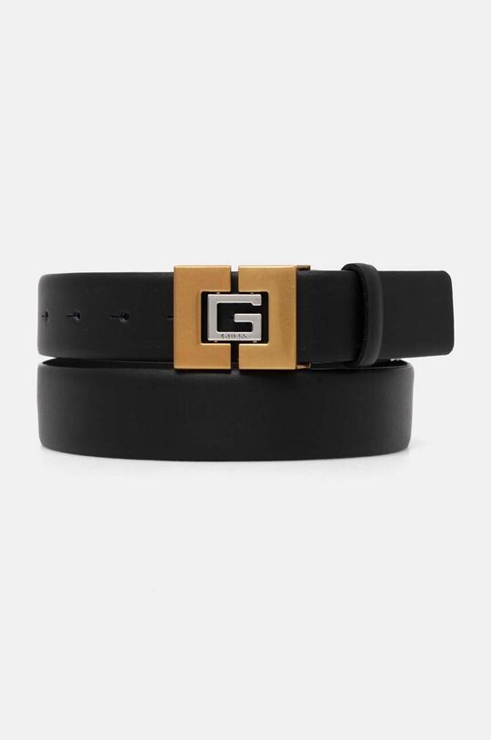 

Кожаный ремень Guess, черный