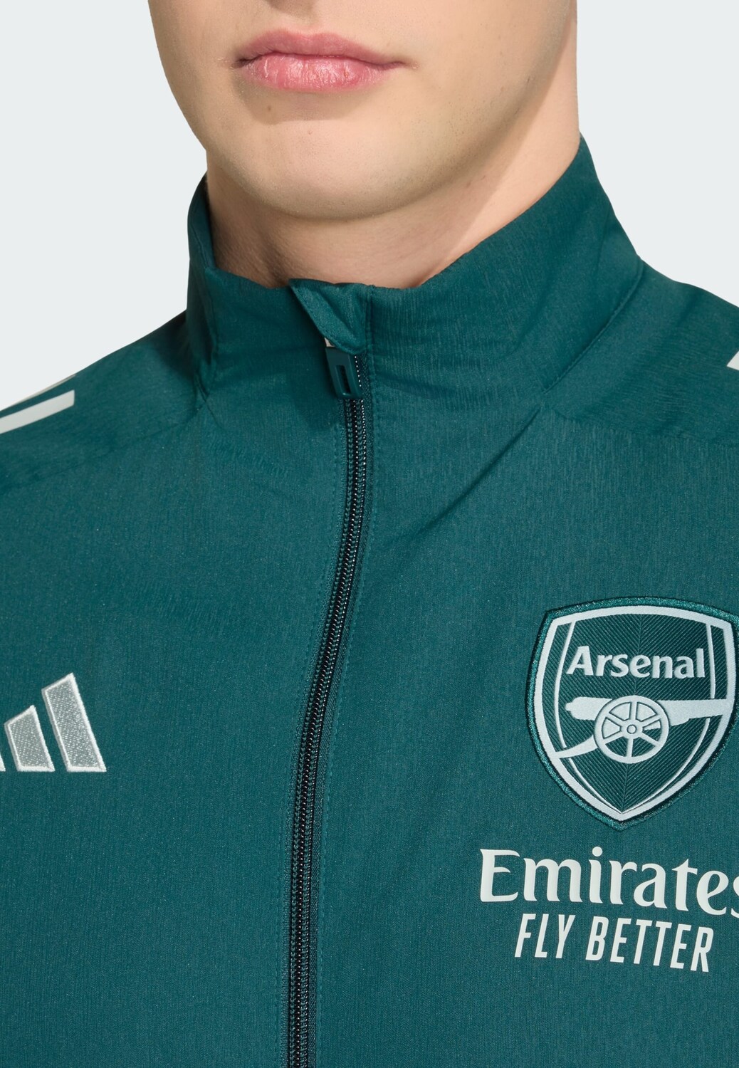 Adidas Performance Куртка Performance 'FC Arsenal Tiro 25 Competition' в темно-зеленом цвете — фото 4