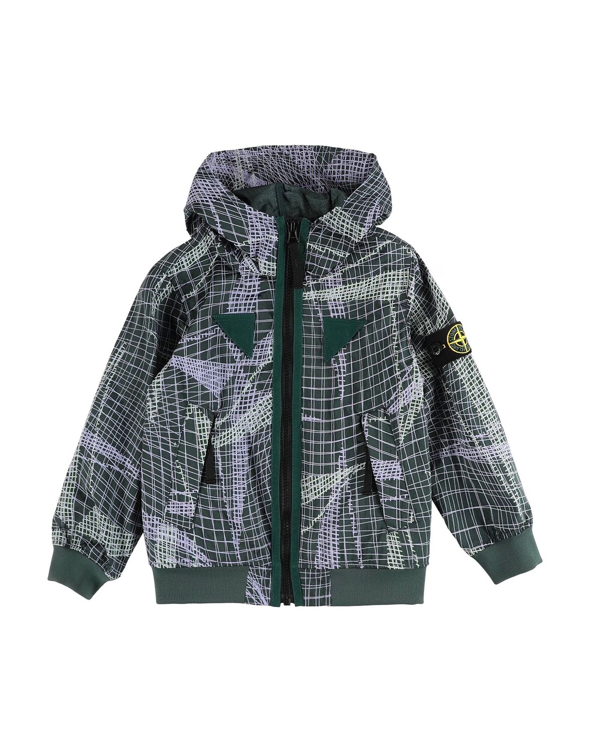 

Куртка Stone Island Junior, темно-зеленый