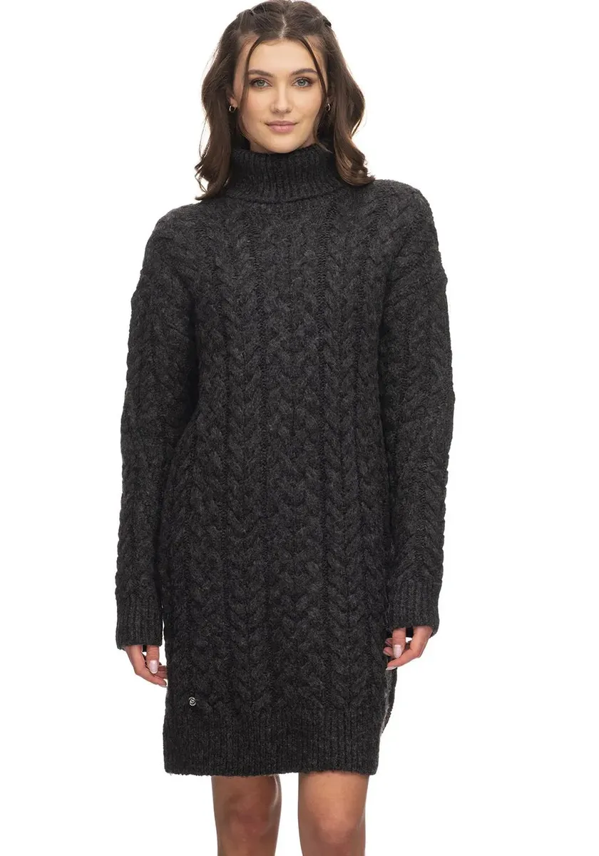 

Трикотажное платье в стиле рэгвир "Платье ЖАННА" Ragwear, серый