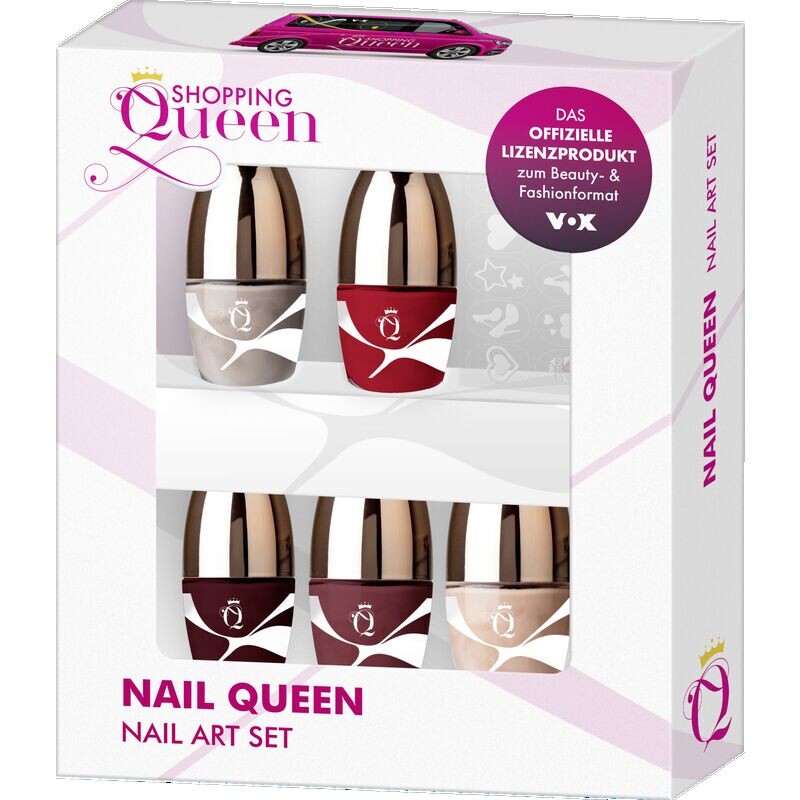 

Nail Queen - Набор для дизайна ногтей Shopping Queen, 1 шт.