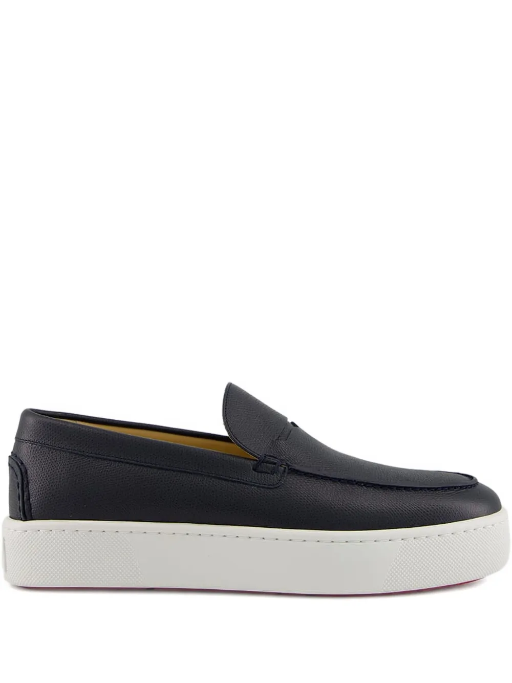 

Лоферы Paqueboat на платформе Christian Louboutin, синий