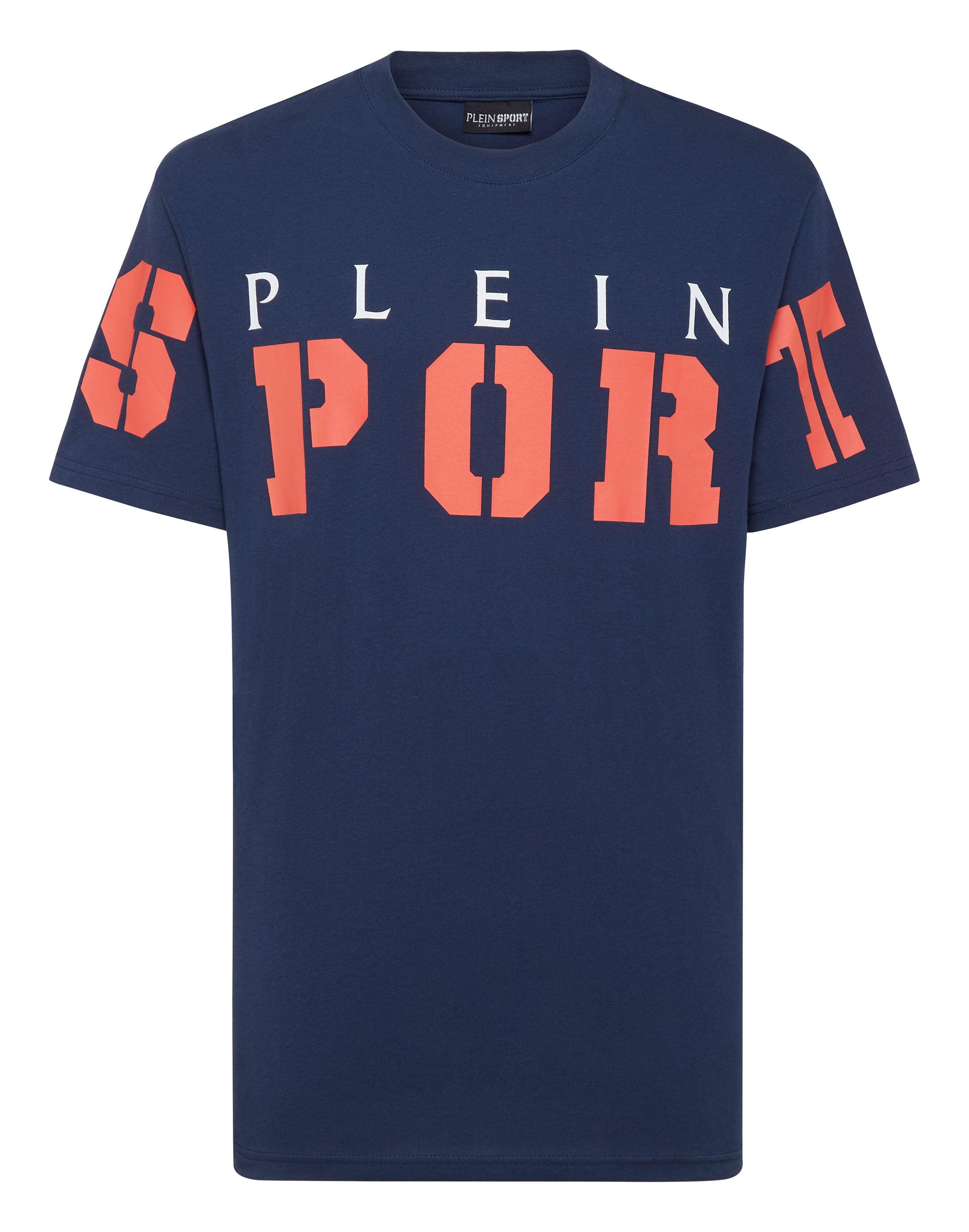

Футболка с круглым вырезом SS PLEIN SPORT, темно-синий