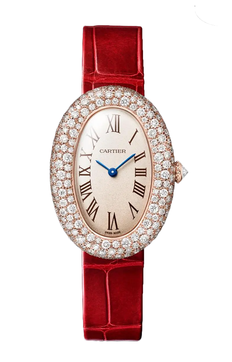 

Baignoire средняя модель, розовое золото и бриллианты, кварц - wjba0047 CARTIER