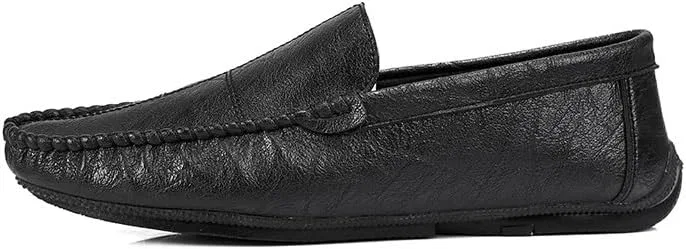Мужские лоферы из кожи, Loafers, Black PUGHGAETZF