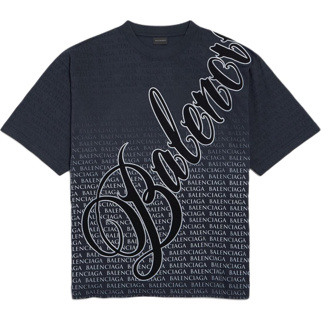 SS26 Футболка Regular Fit мужская Balenciaga, черный