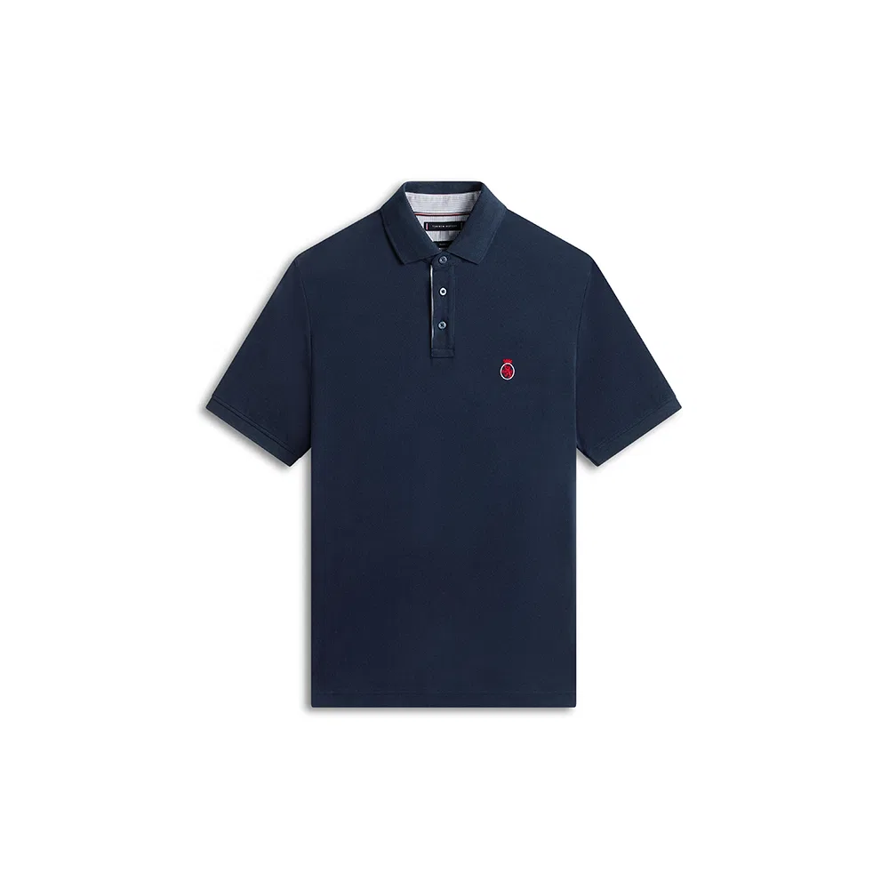 Мужская рубашка-поло Archive Crest Classic небесно-голубая от Tommy Hilfiger — фото 2