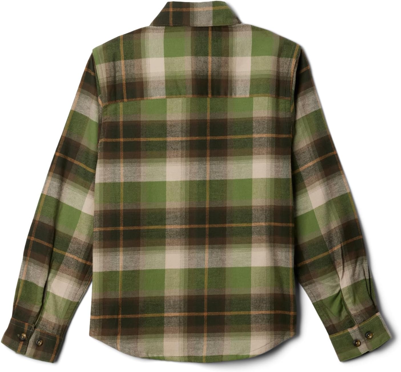 Columbia Boys Cornell Woods Фланелевая рубашка с длинным рукавом, Stone Green Multi Tartan — фото 2
