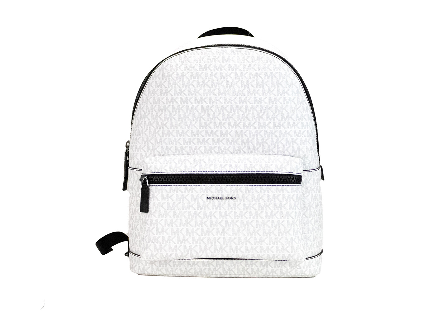 

Cooper Large Bright White Signature PVC Плечевой рюкзак Bookbag Michael Kors