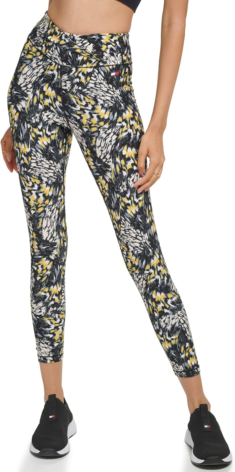 

Женские леггинсы Tommy Hilfiger с принтом и высокой талией, Dandelion