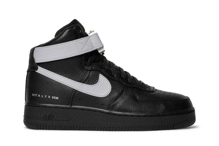 Кроссовки Nike 1017 ALYX 9SM x Air Force 1 High 'Black Wolf Grey', черный — фото 2