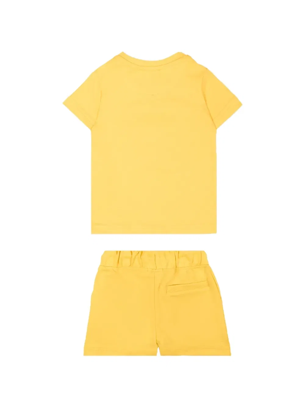 Комплект из футболки и шорт с логотипом Just Cavalli Kids, желтый — фото 2