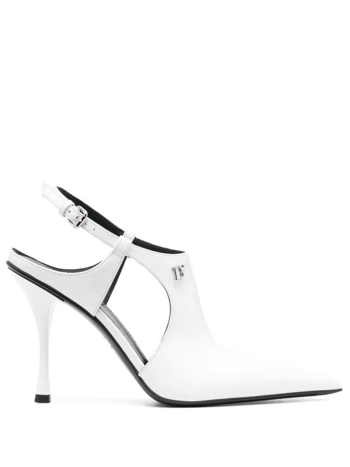 Dsquared2 туфли с ремешком на пятке, белый