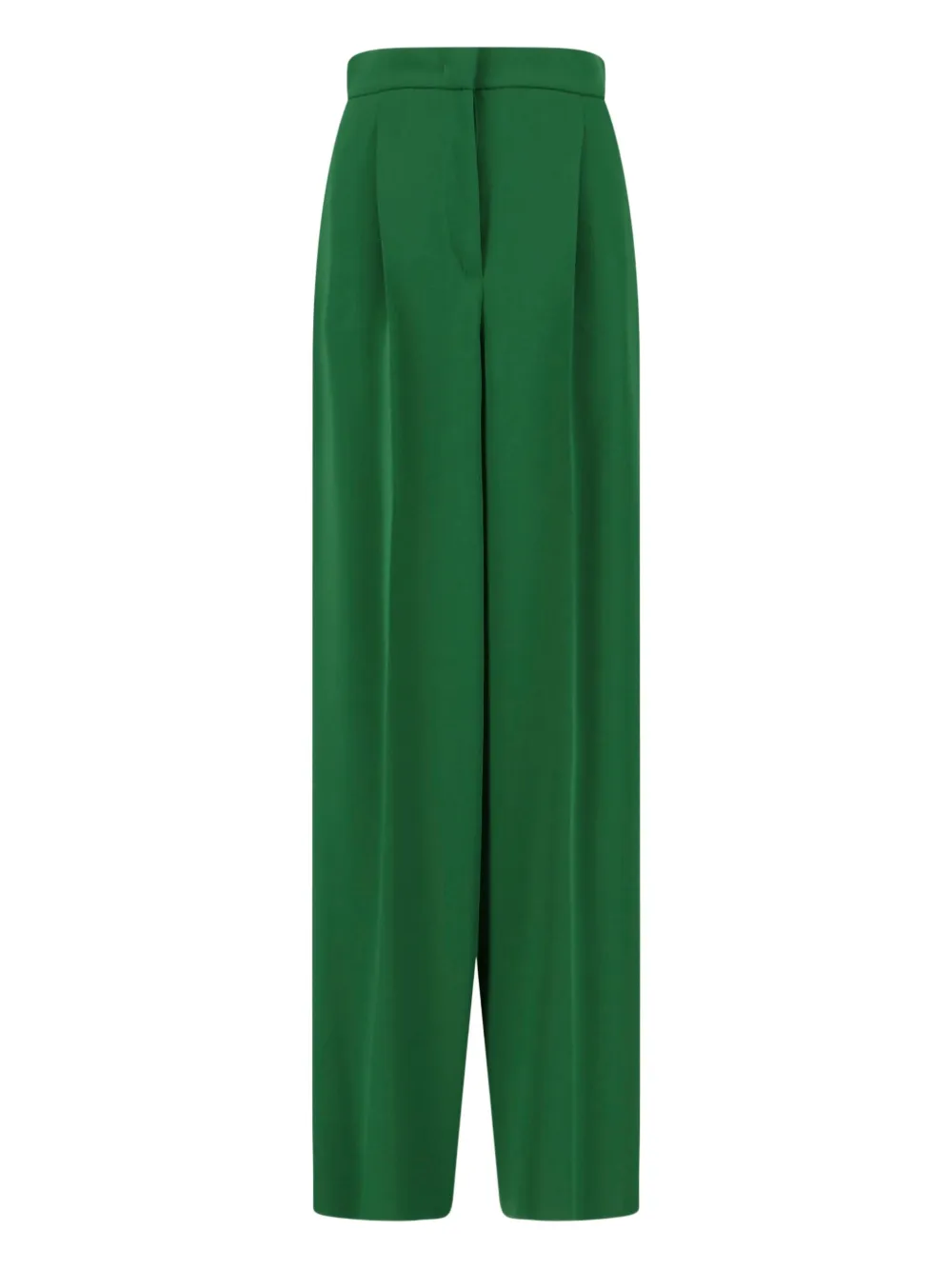 

Плиссированные брюки прямого кроя Max Mara, зеленый