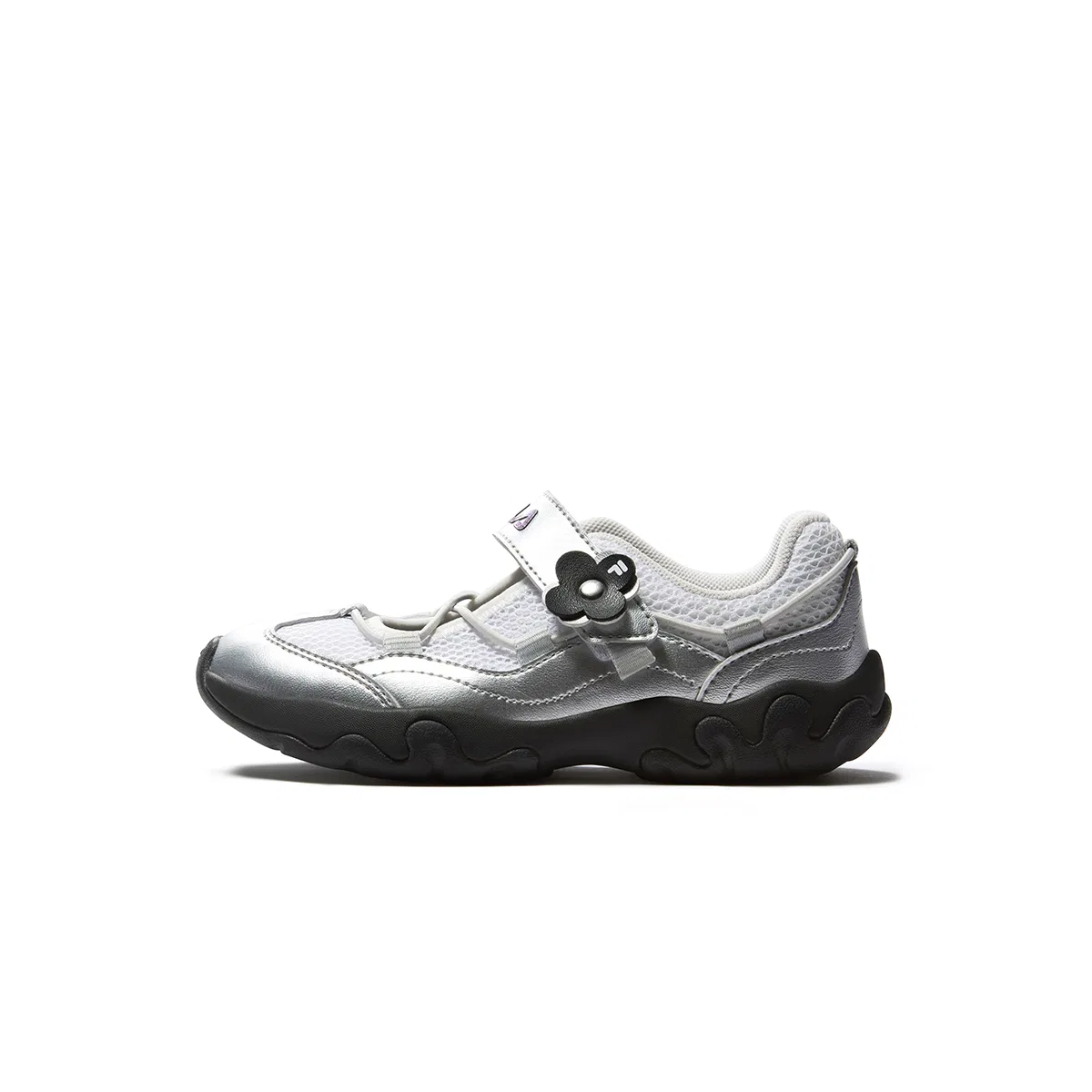 Кроссовки FILA Heritage FHT из искусственной кожи и текстиля, дышащие и нескользящие, белые/space silver FILA KIDS, FILA White/Space Silver